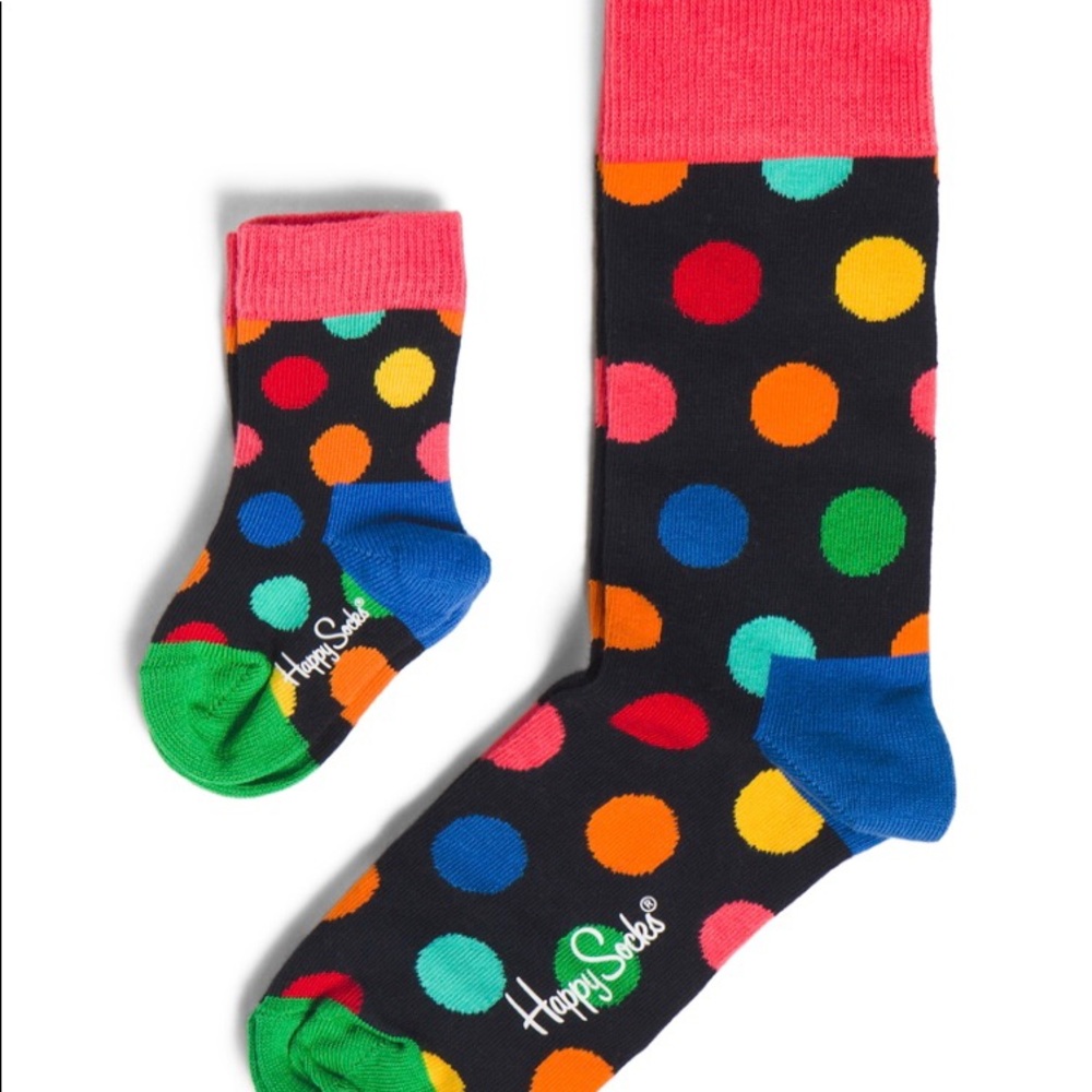 Mom/baby matching sock set